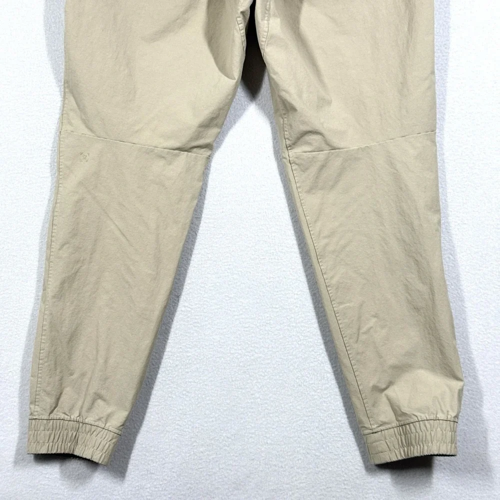 Lululemon ABC Jogger Canvas Pants Mens Large Beige Athleisure Athletic Pull On